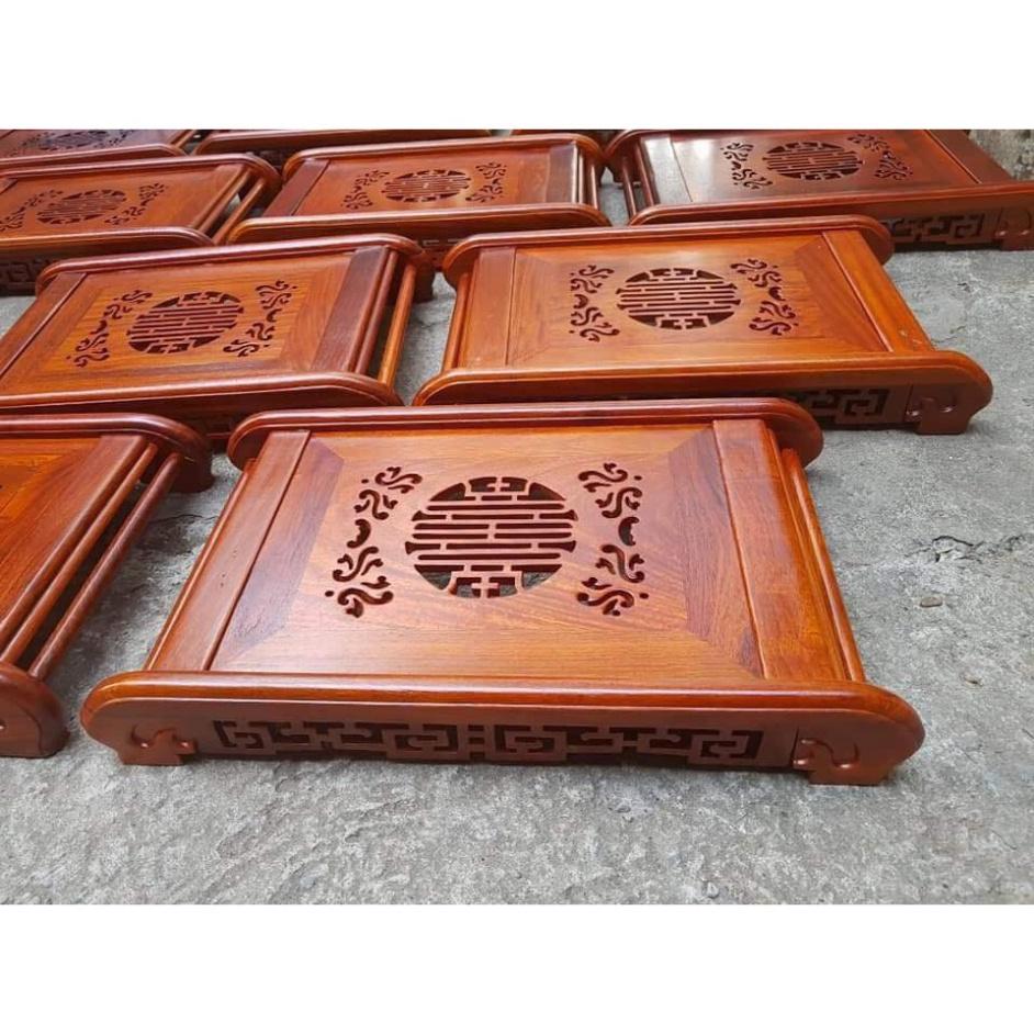 Khay Trà Gỗ Hương Cao Câp - KT :DÀI 47 RỘNG 27 CM - CHẤT LƯỢNG HOÀN HẢO