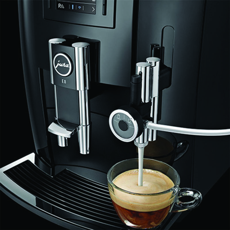 Máy pha cafe tự động JURA E8 Black - Hàng chính hãng