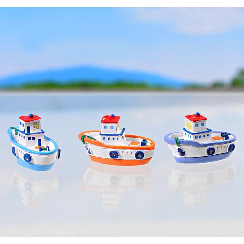 Mô hình tàu biển du thuyền trang trí tiểu cảnh, terrarium quà tặng trang trí