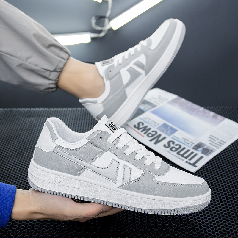 Giày Thể Thao Nam MENDO - Giày Sneaker Màu Xanh - Xám, Giày Thể Thao Phong Chạy Nhảy, Đi Chơi, Đi Dạo Thoải Mái, Êm Ái 2022 - G5396