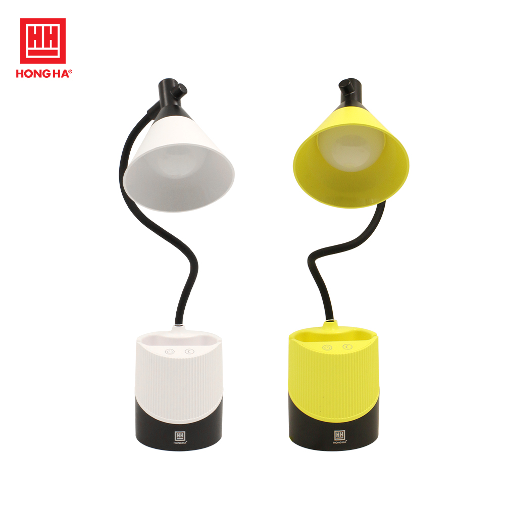 Đèn Học Để Bàn Tích Điện Chống Cận 3 Chế Độ Sáng Cảm Ứng Thông Minh Hồng Hà - 3546