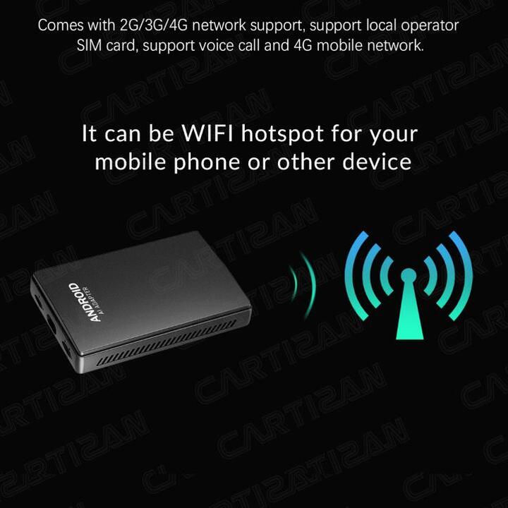 AndroidBox Ai Thế Hệ Mới Nhất dành cho xe ô tô. Android Chip 8 nhân, ram 4G, rom 64G PLC-S21E