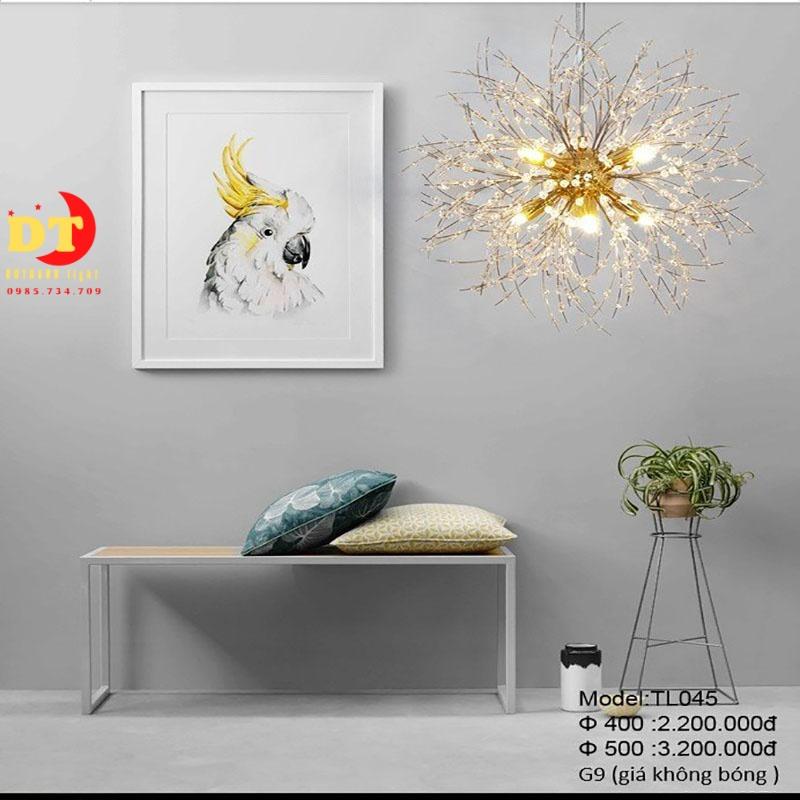 Đèn chùm hiện đại căn hộ hiện đại HTLQ