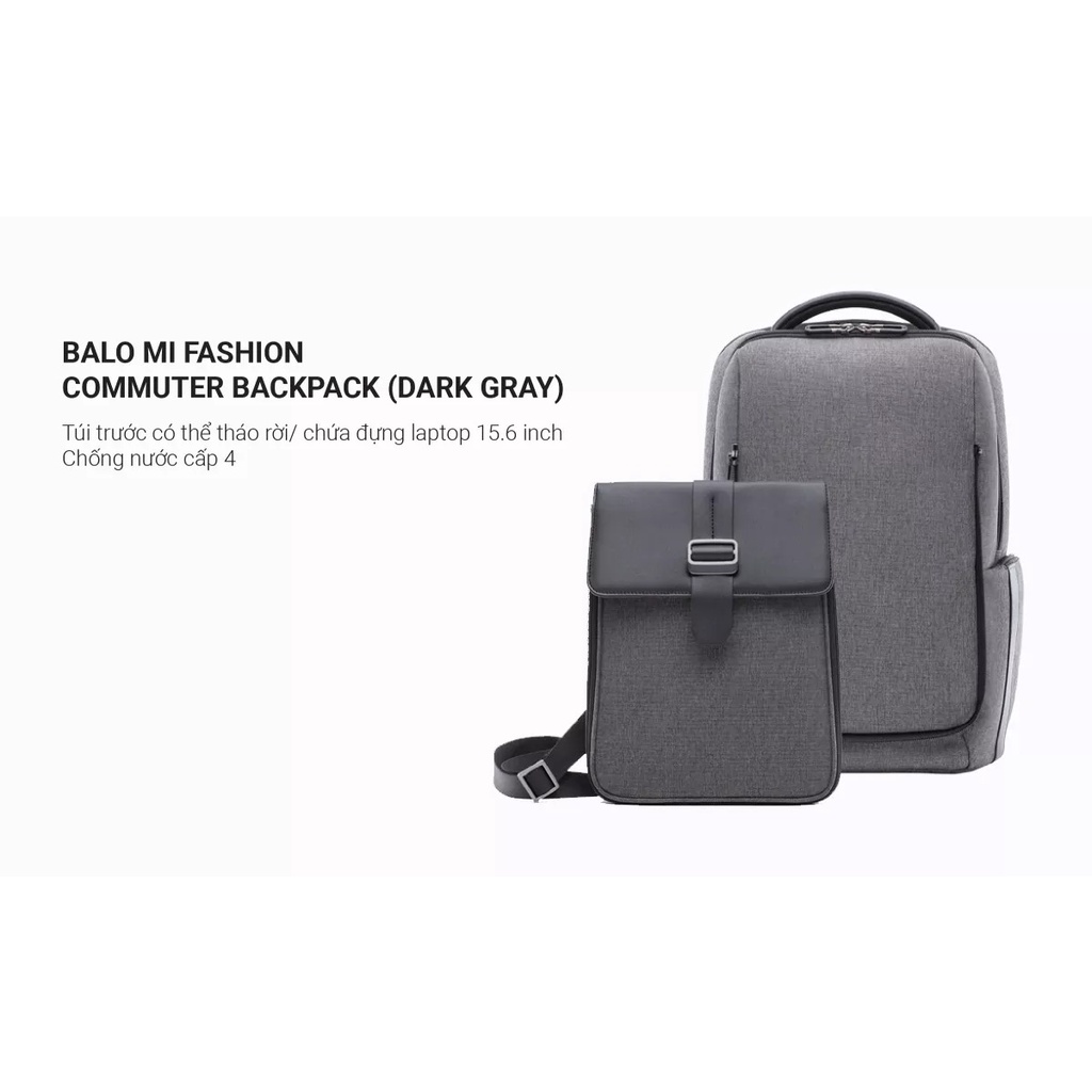 Ba lô &quot;Xiaomi&quot; Commuter Backpack  (Dark Gray) - Hàng Chính Hãng