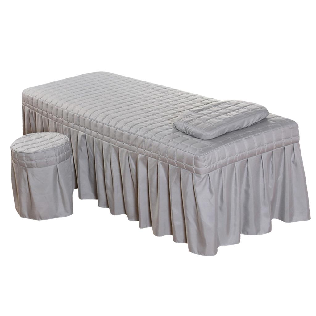 Khăn Trải Giường Làm đẹp Mềm Mại Với Gối Và Phân