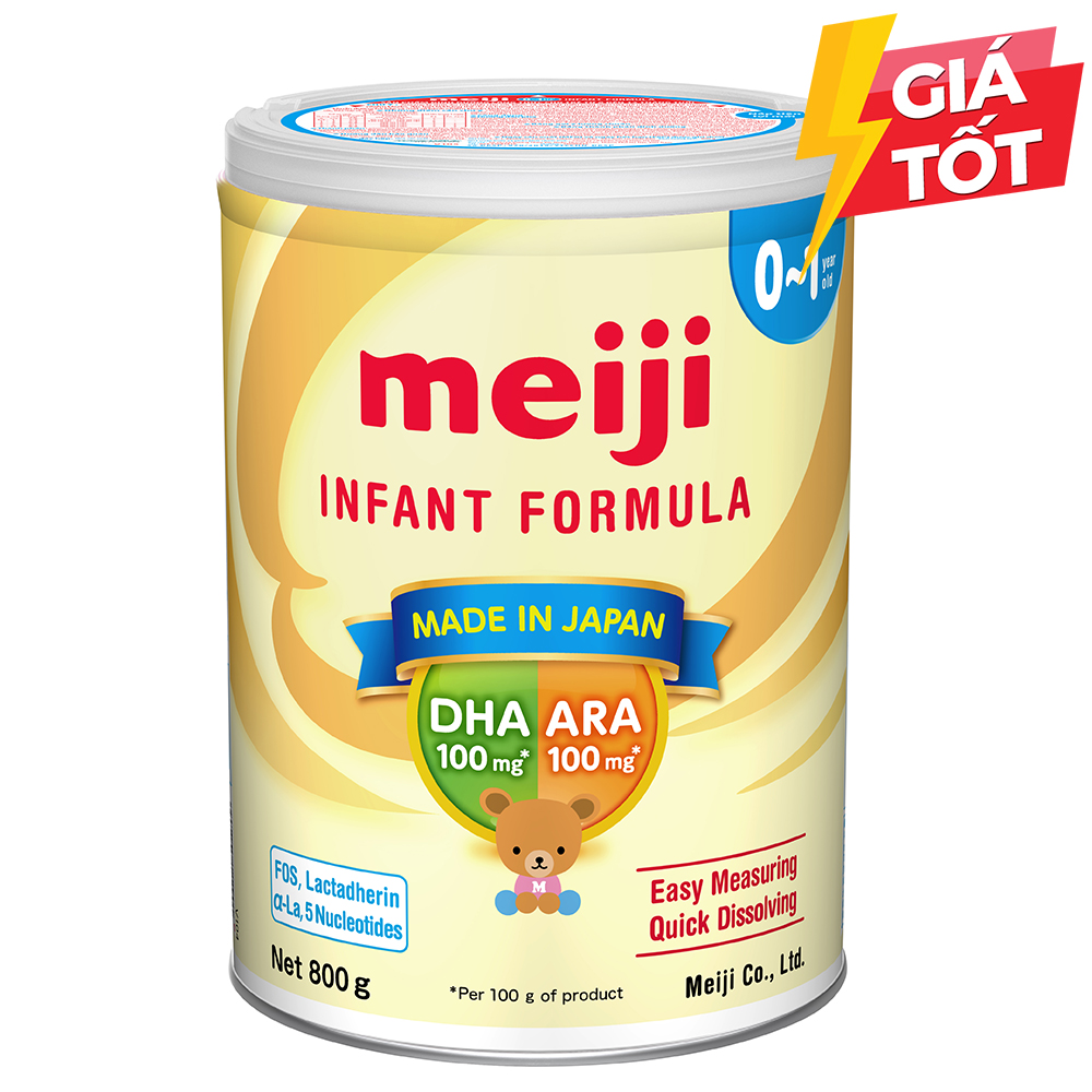 Sữa Meiji Infant Formula 800g (0 - 1 tuổi)