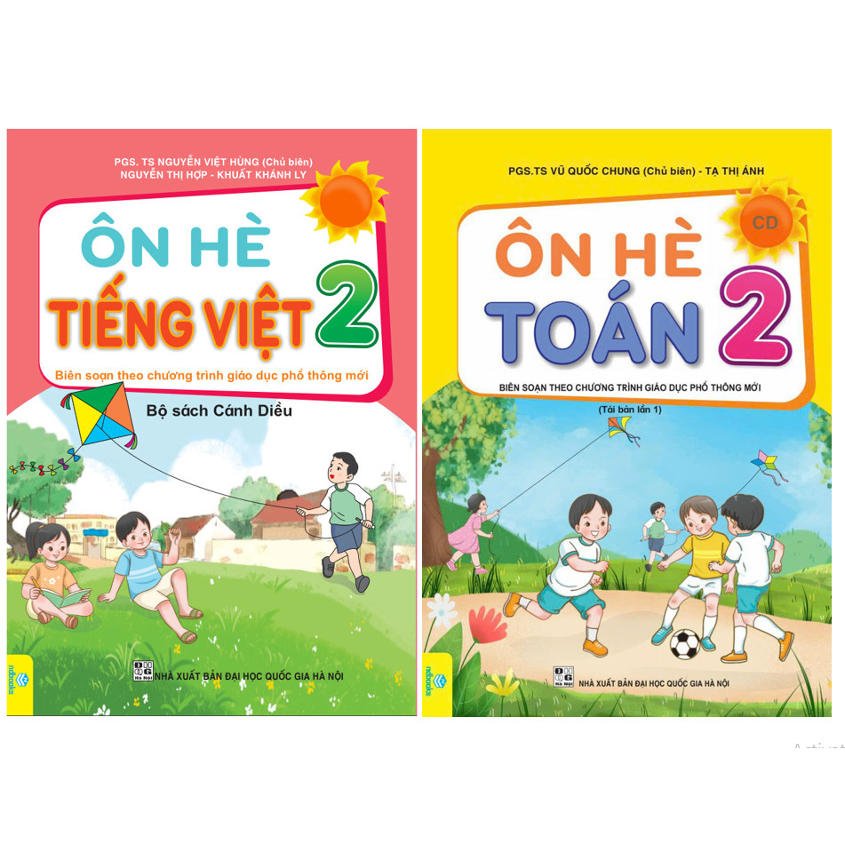 Sách - Ôn Hè Toán và Tiếng Việt 2 Cánh Diều  - ndbooks