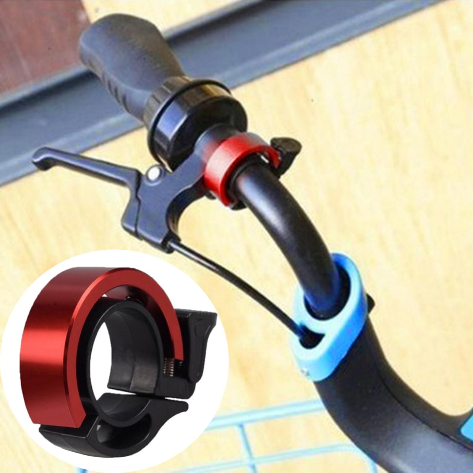 2x90db Rings Bell Bike Handlebar Invisible Hooter Red