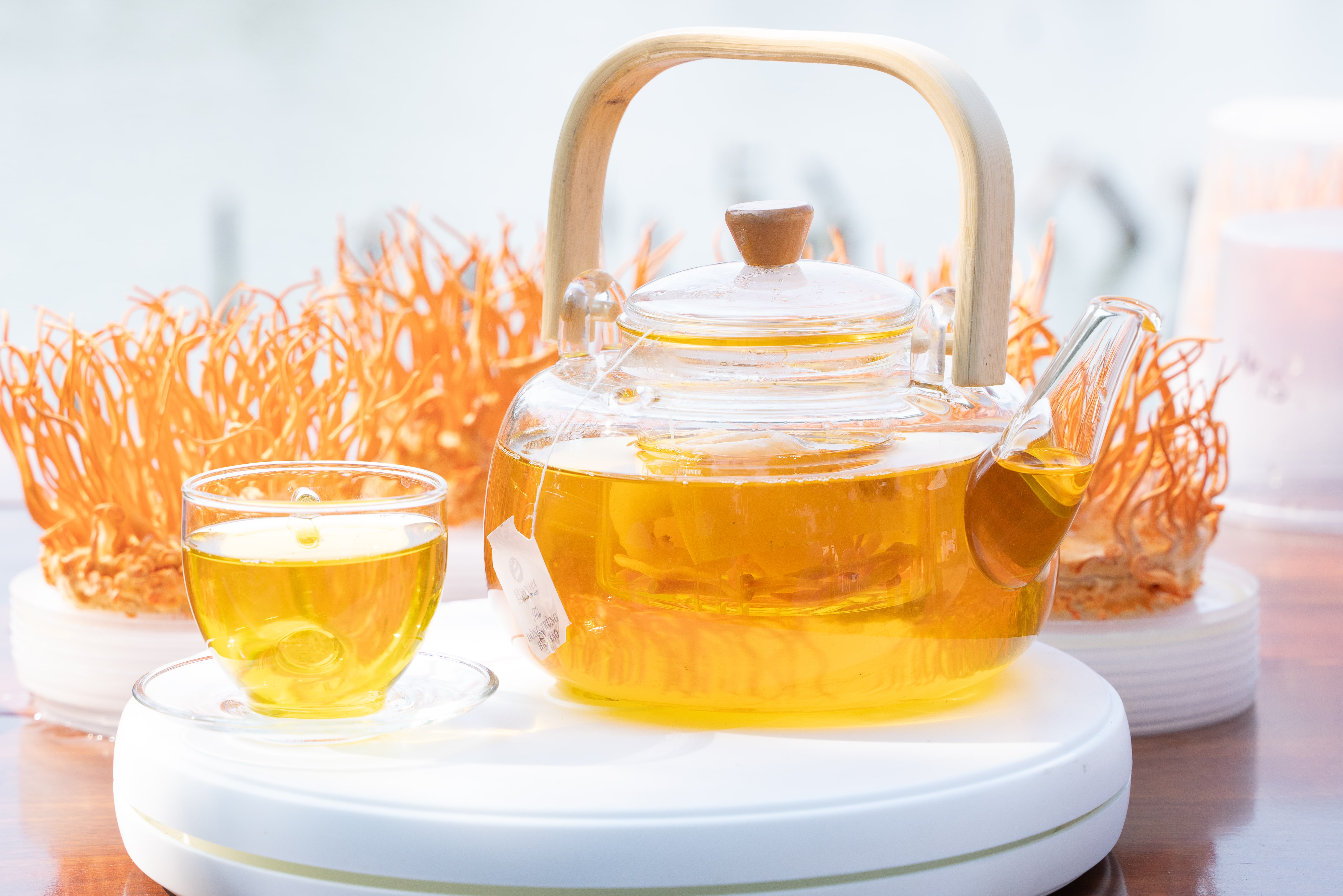 Trà Đông trùng hạ thảo BIOVIET [CHÍNH HÃNG] giúp thư giãn, xả stress, tăng cường sức khỏe