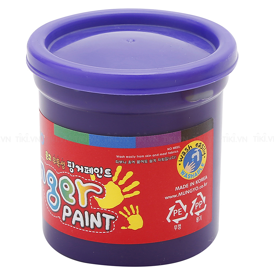 Hộp 6 Màu Vẽ Bằng Tay Finger Paint Mungyo MFP-6AJ