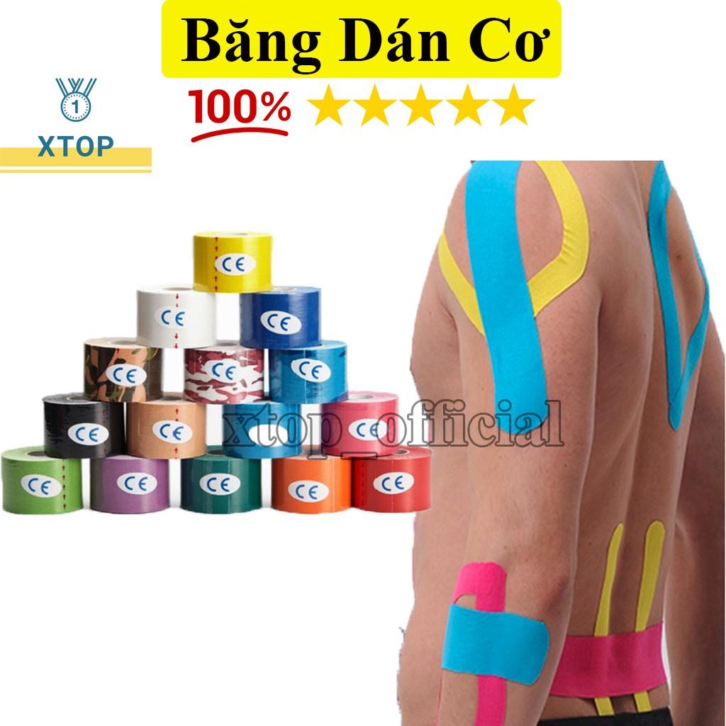 Băng dán cơ thể thao XTOP ,băng dán hỗ trợ chấn thương, băng keo bóng đá thể thao tiện lợi D02