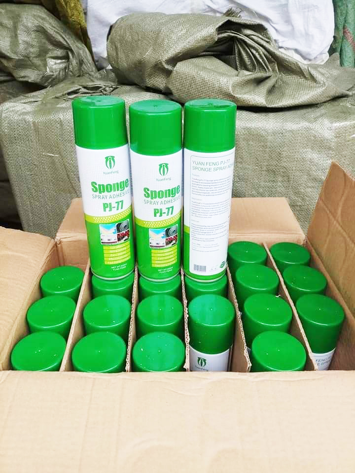 Combo 5 Chai Keo Dán Tường Đa Năng, Keo Xịt, Keo Phun Cho Xốp, Decan, Sàn Nhựa