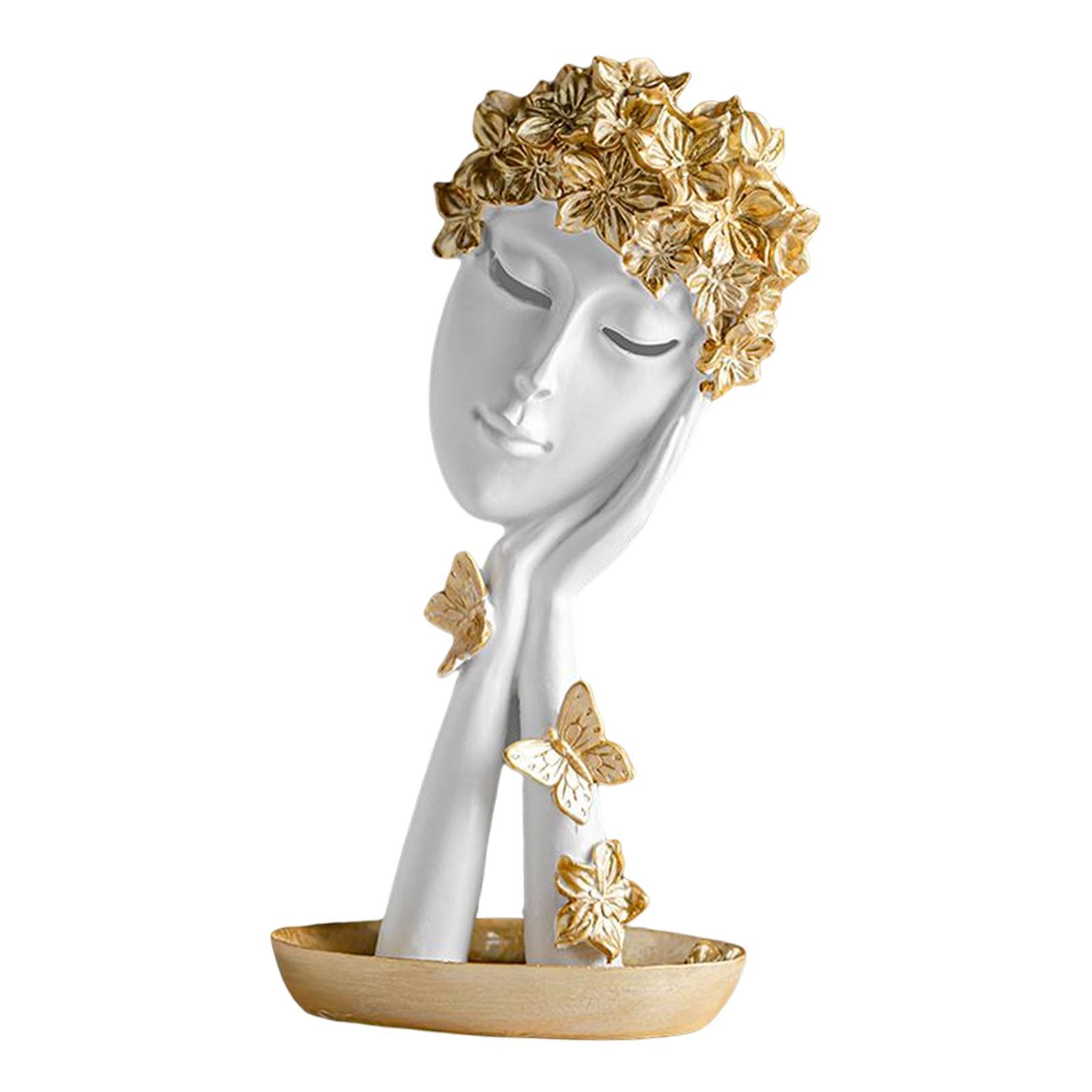 Creative Face Thinker Statue Sculpture Crafts Statue Figurine