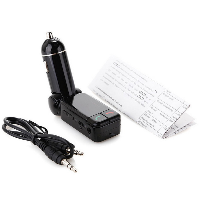 Tẩu Nghe Nhạc MP3 Bluetooth Đa Năng Kiêm Sạc Điện Thoại BC-06 Trên Ô Tô - Hàng Nhập Khẩu