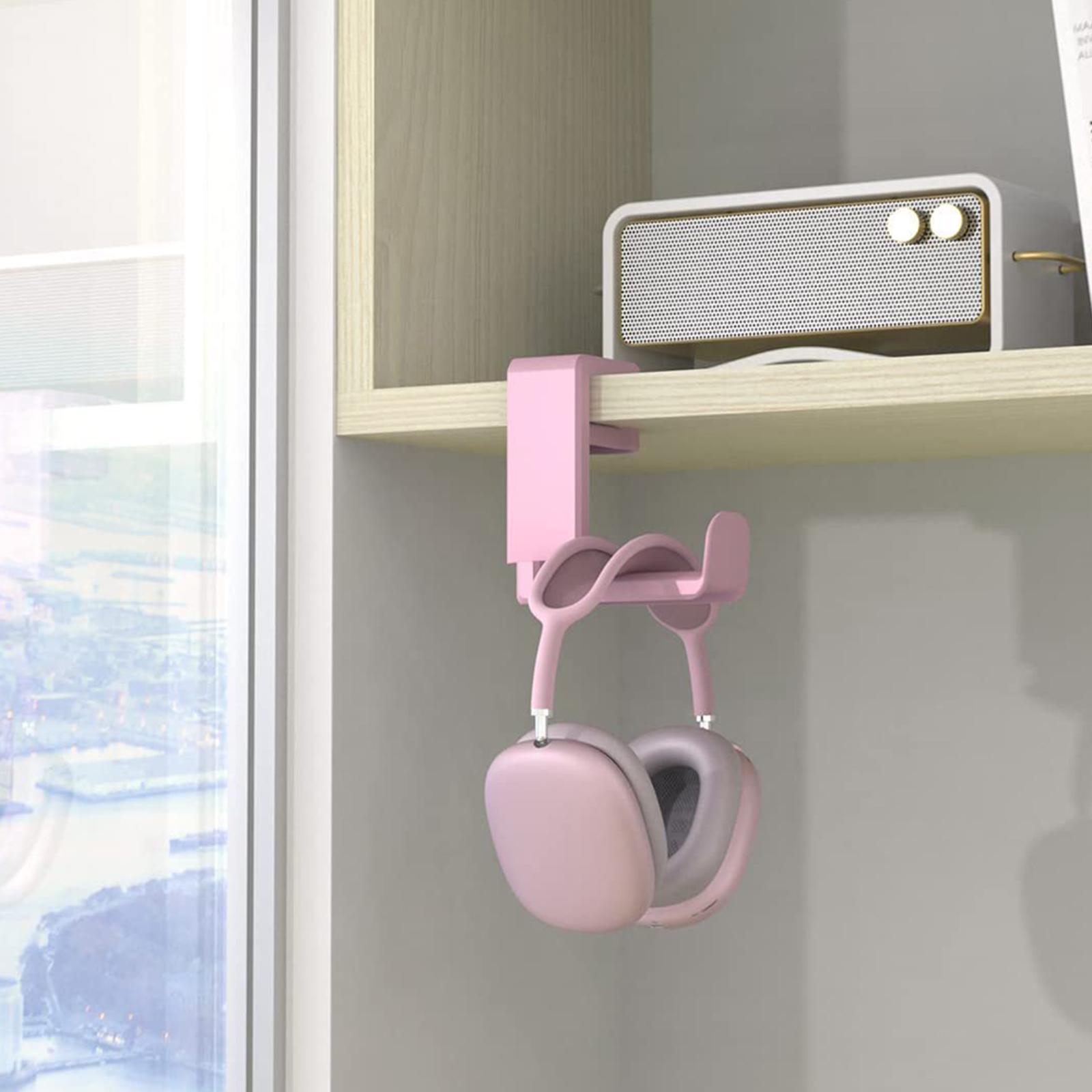 Headset Hook Holder Headphone Stand under Desk Earphone Hook Hanger Mount Space Saving Universal PC Gaming Headset Hanger Headphone Holder