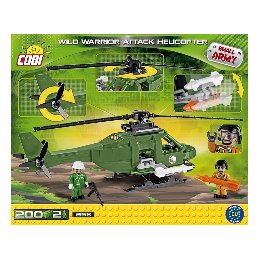 Bộ xếp hình trực thăng chiến đấu Cobi - 2158