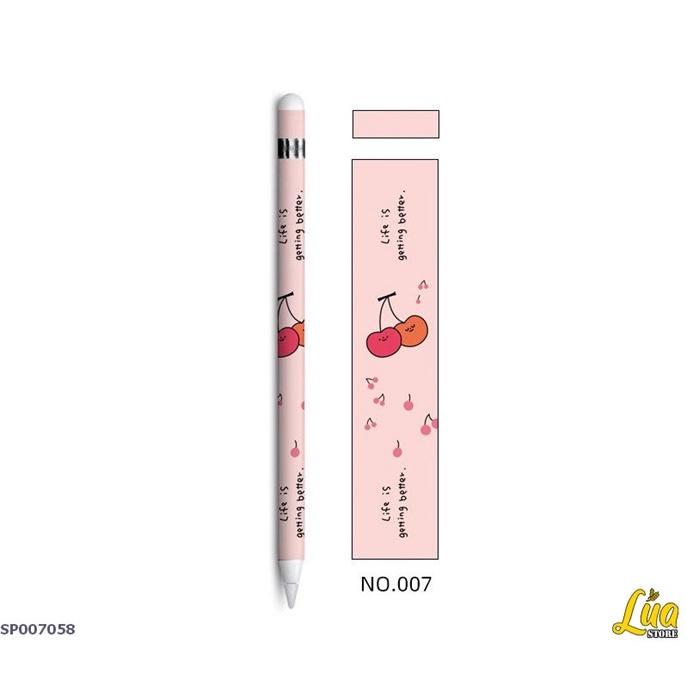 Miếng dán Sticker bảo vệ Apple Pen 1 và 2 - Chống xước Apple Pen, tăng độ nhám dễ dàng cầm nắm khi sử dụng - Chống nước