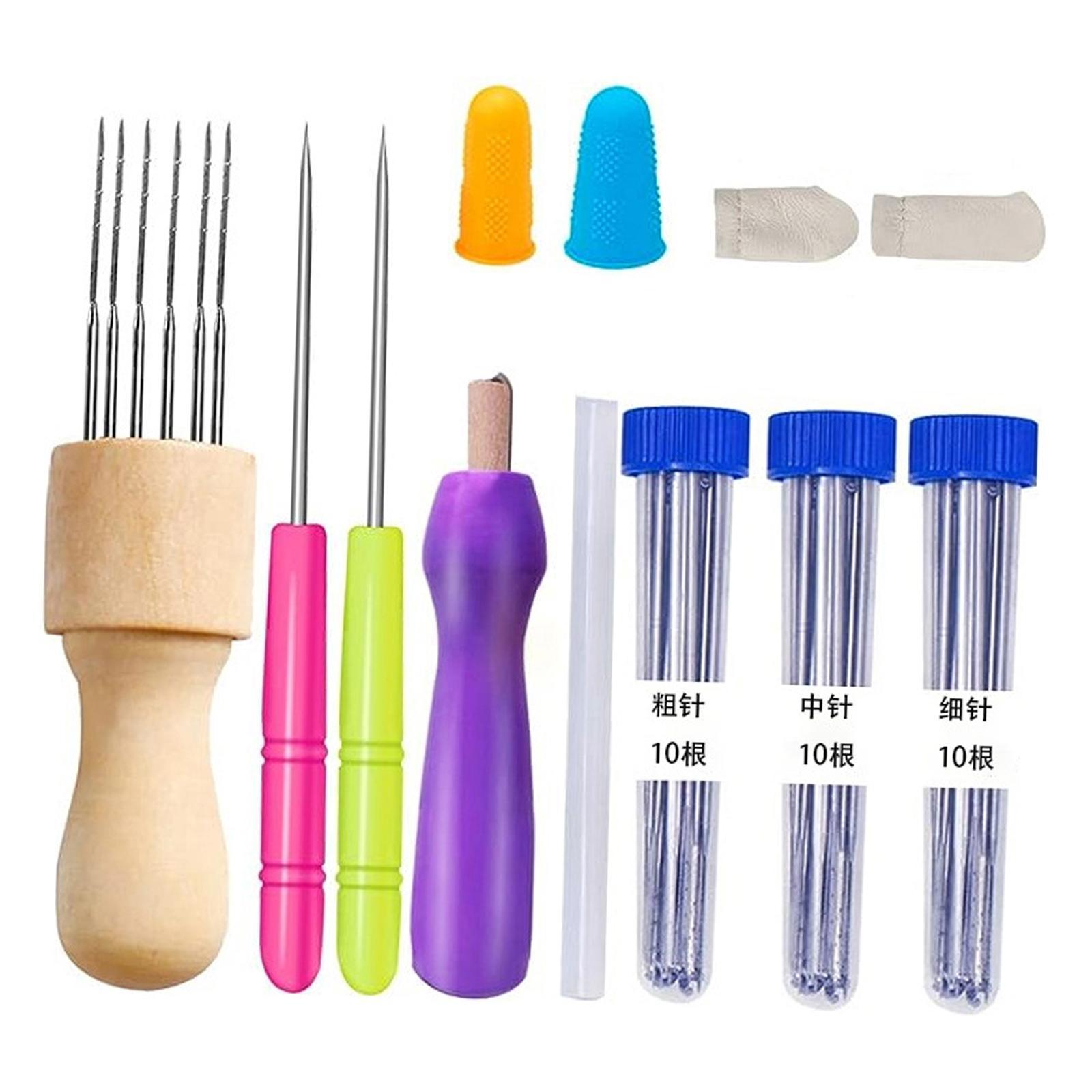 Felting Kits Embroidery Pen Punch Kits for Beginner Cross Stitch