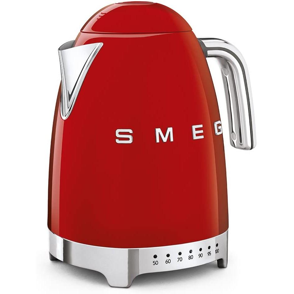 Ấm Siêu Tốc Có Chỉnh Nhiệt Smeg KLF04, Chất Liệu Thép Không Gỉ, Sôi Nhanh, Nhập Đức, BH 12 Tháng