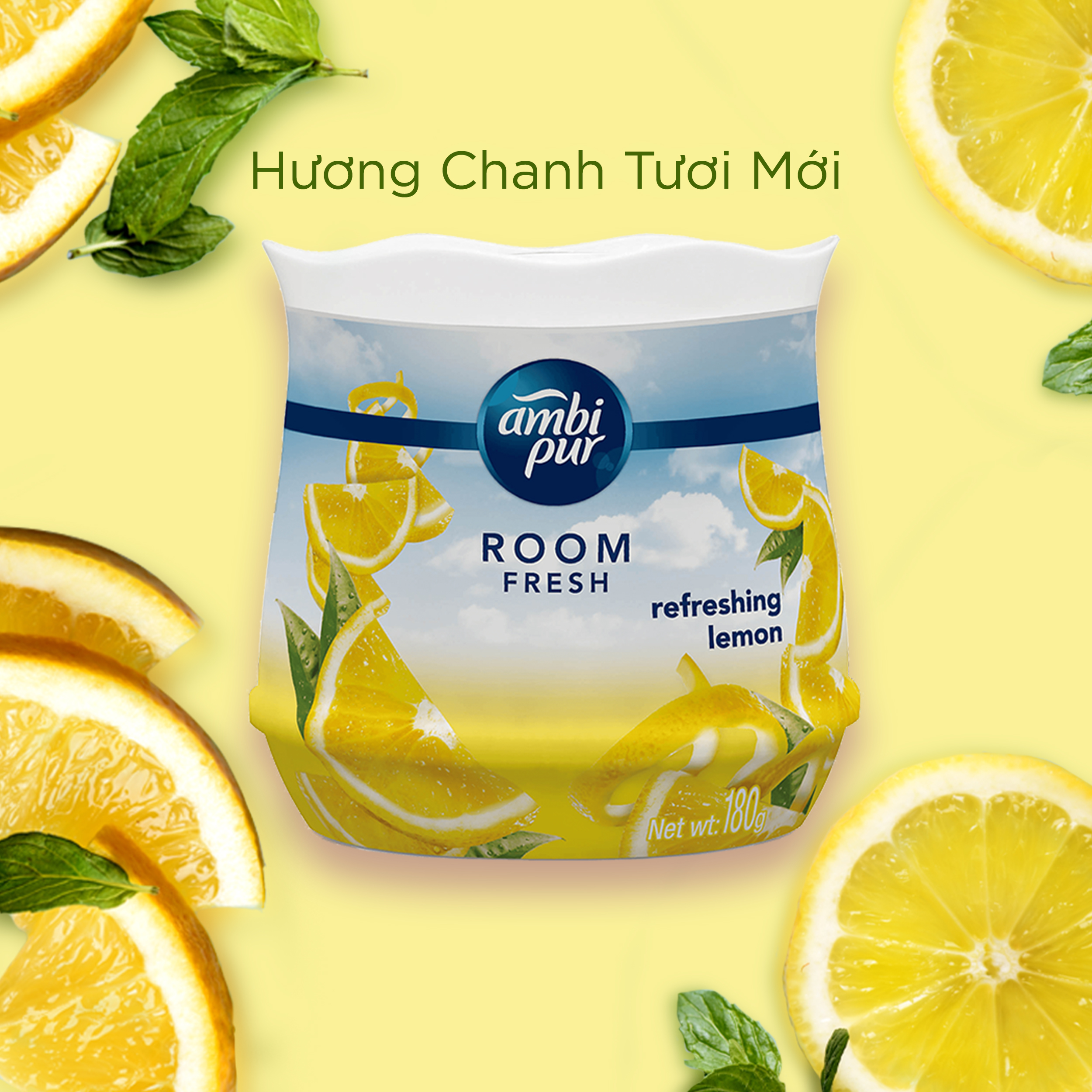 Sáp Thơm Phòng AMBIPUR Hộp 180G Nhiều Mùi Hương