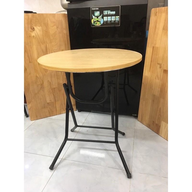 bàn cafe , bàn cafe tròn gấp gọn 60-72 cm,mặt bàn đường kính 60 cm chân bàn cao 72 cm bàn trà tranh bàn uống nước giá rẻ