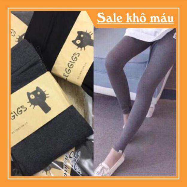 Quần legging lót nhung tag mèo