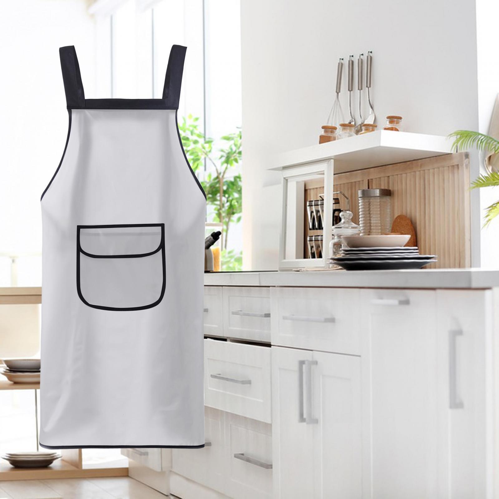 Cooking Apron Baking Apron Waterproof Oil Apron Sturdy Gardening Apron