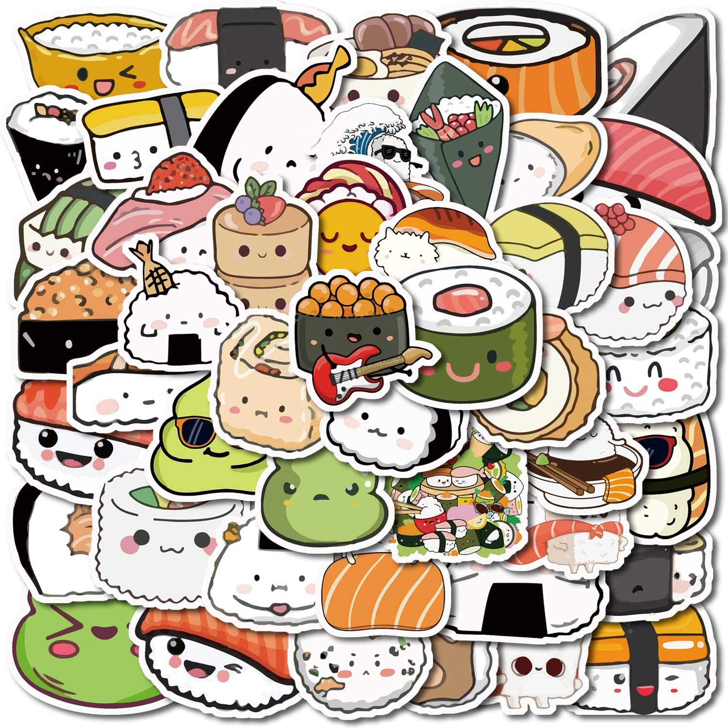 Set 30-60 sticker Foodie's friends