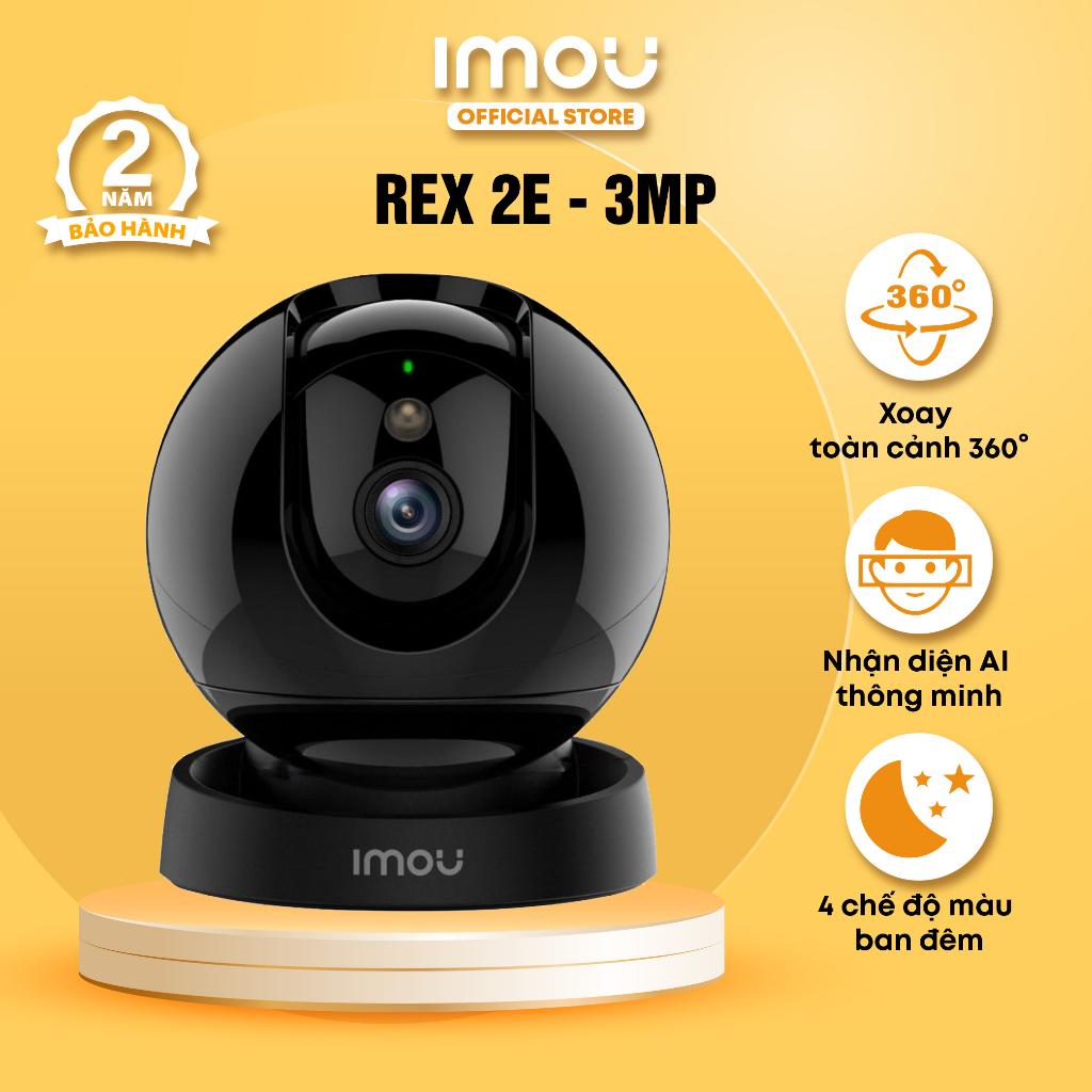 Camera Wifi Imou Rex 2E I 3MP 5MP | Tua theo điểm | Phát hiện chuyển động | IPC-GK2DP-3C0WE I IPC-GK2DP-5C0WE I Hàng chính hãng