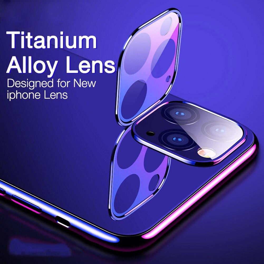 Bộ miếng dán kính cường lực & khung viền bảo vệ Camera cho iPhone 11 Pro / 11 Pro Max hiệu Coteetci - Hàng nhập khẩu