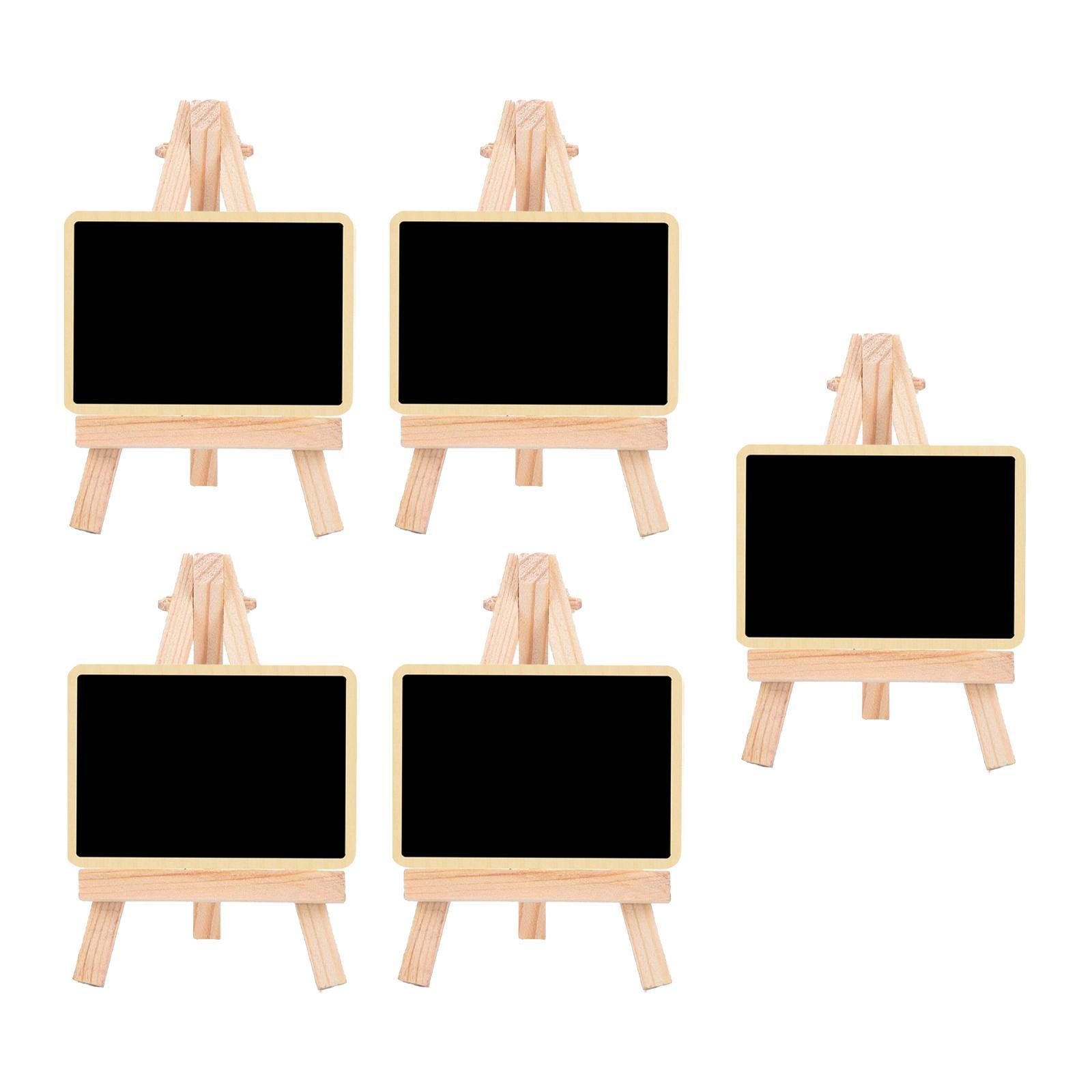 10 Pieces Blackboard Wedding Signs Wooden with Stands