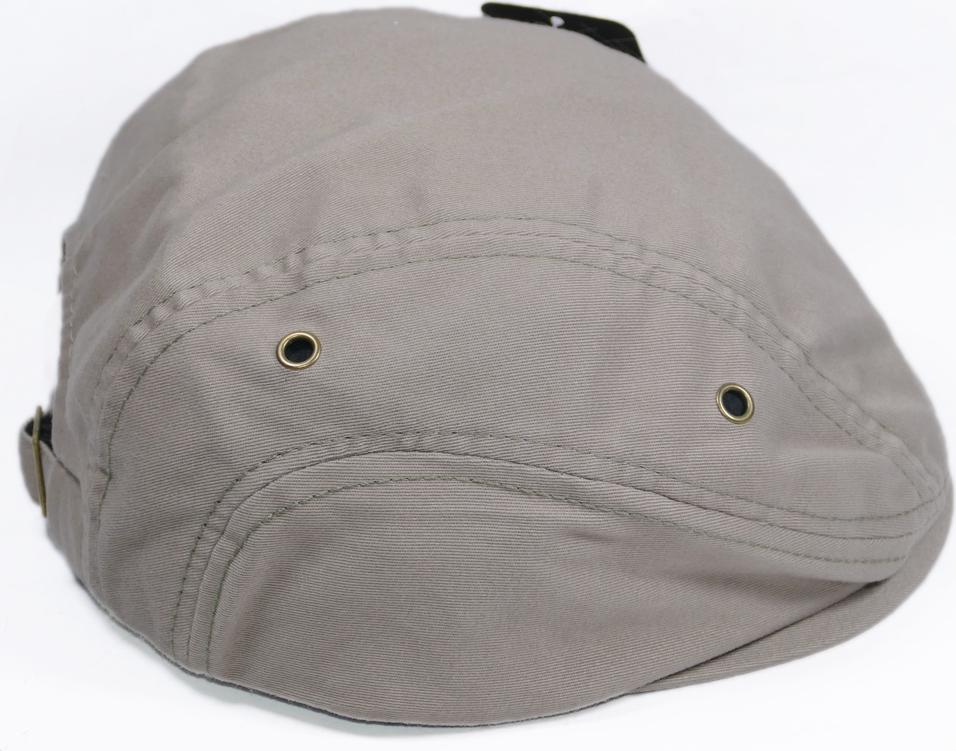 Nón beret nam thiết kế mỏ vịt dành cho người trung nhiên, không thêu họa tiết, dễ dàng tăng giảm size như ý - Kaki