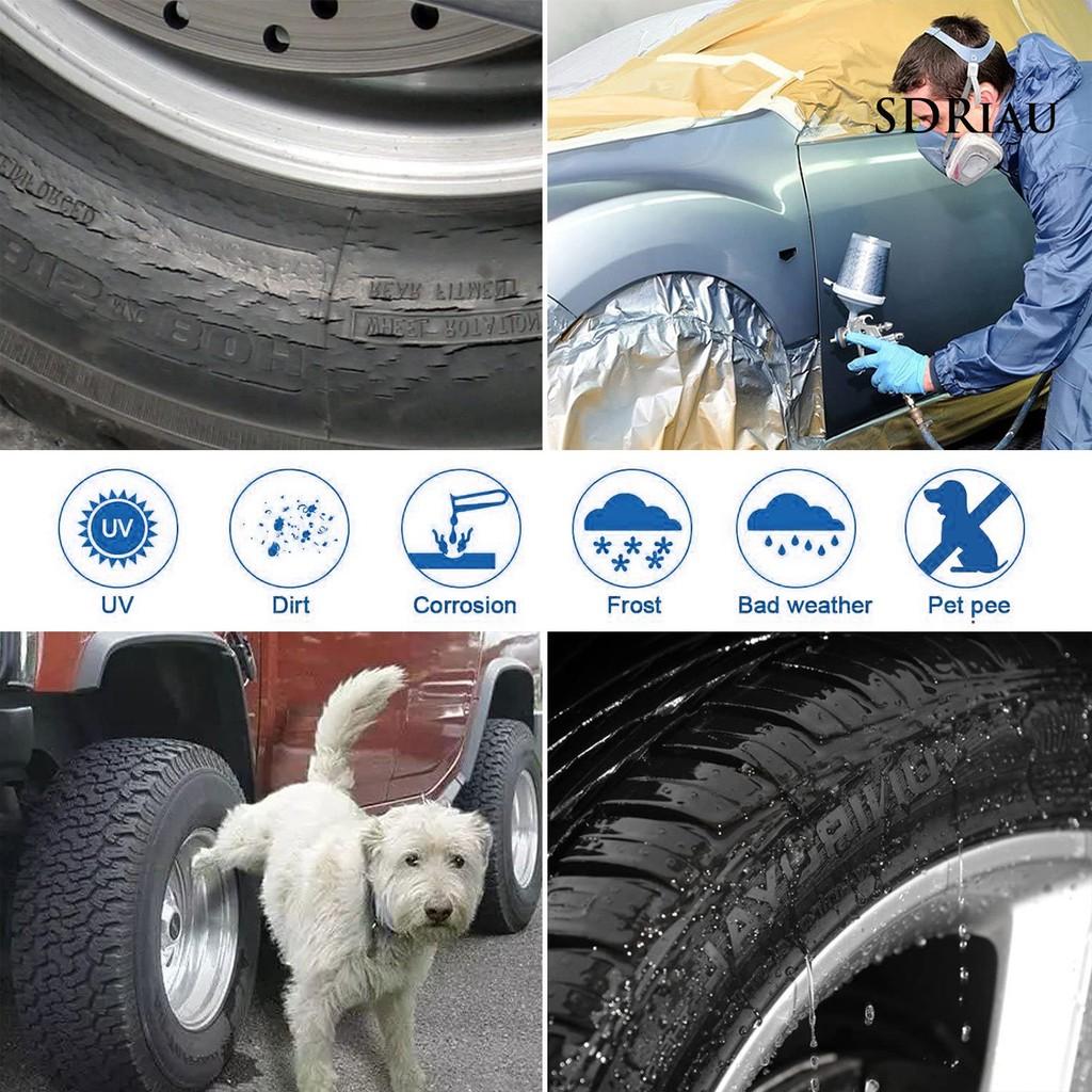 Bộ 4 Túi Nhôm Bọc Bánh Xe Hơi Chống Thấm Nước Tiện Dụng