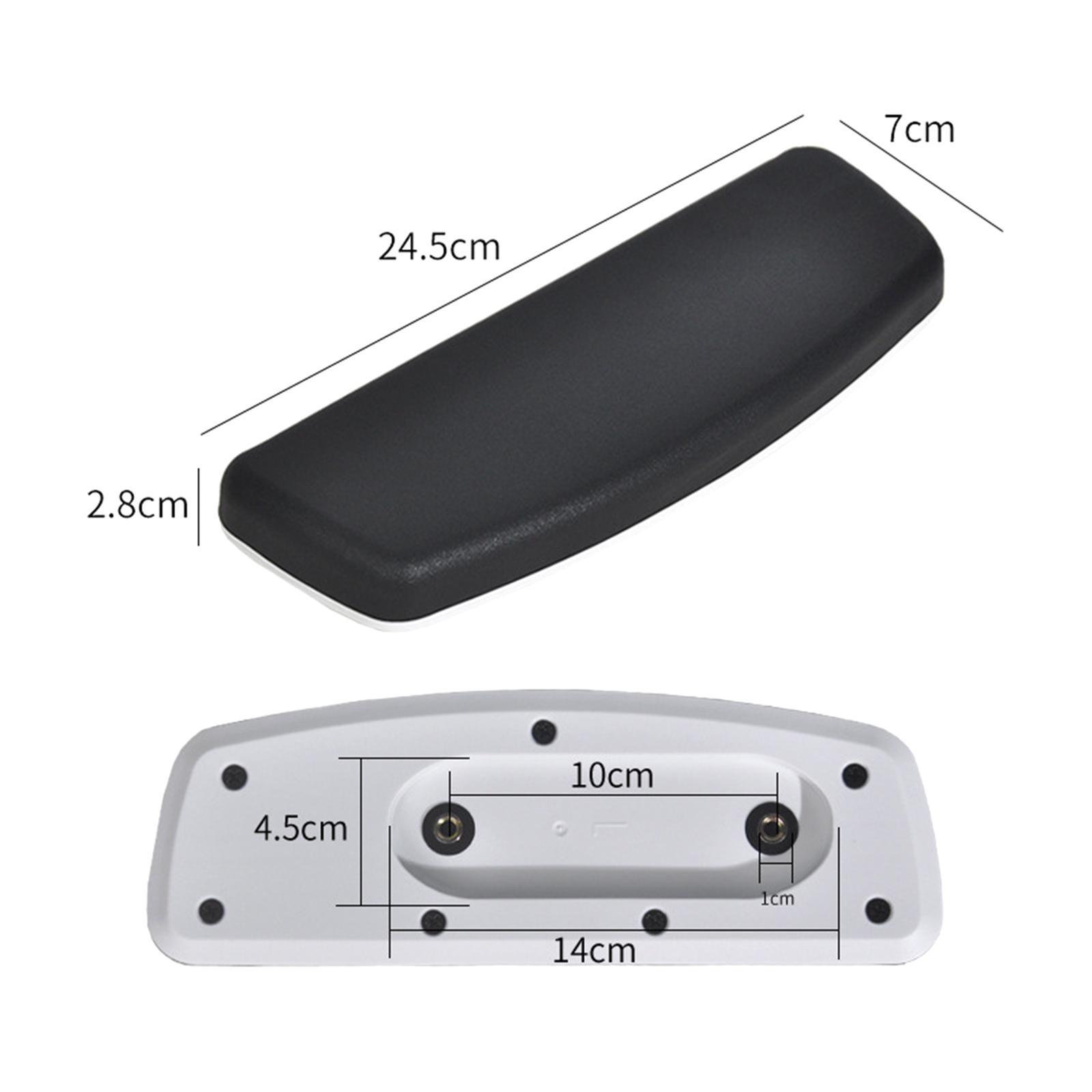 Office Chair Armrest Pad Office Chair Parts with Mounting Hole Screws Set