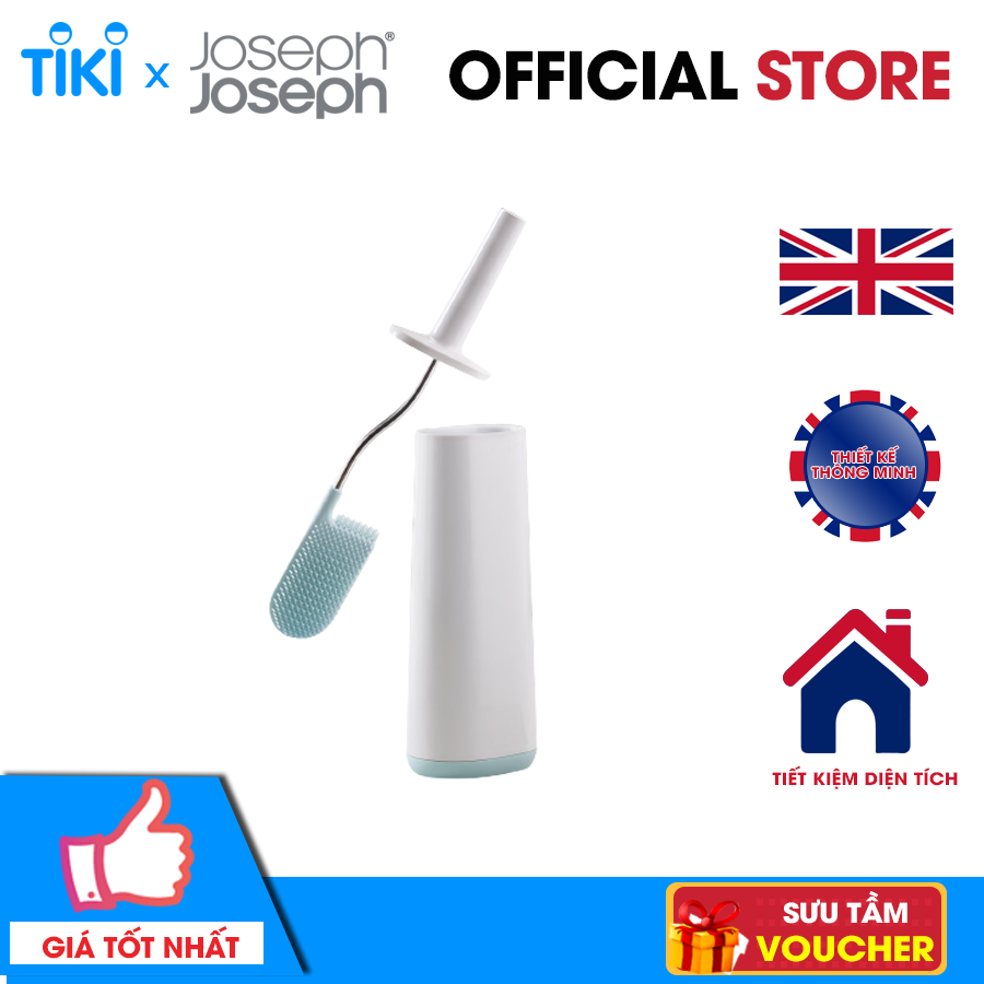 Cọ Toilet Silicon Thông Minh Joseph Joseph 705157 Xanh/Trắng