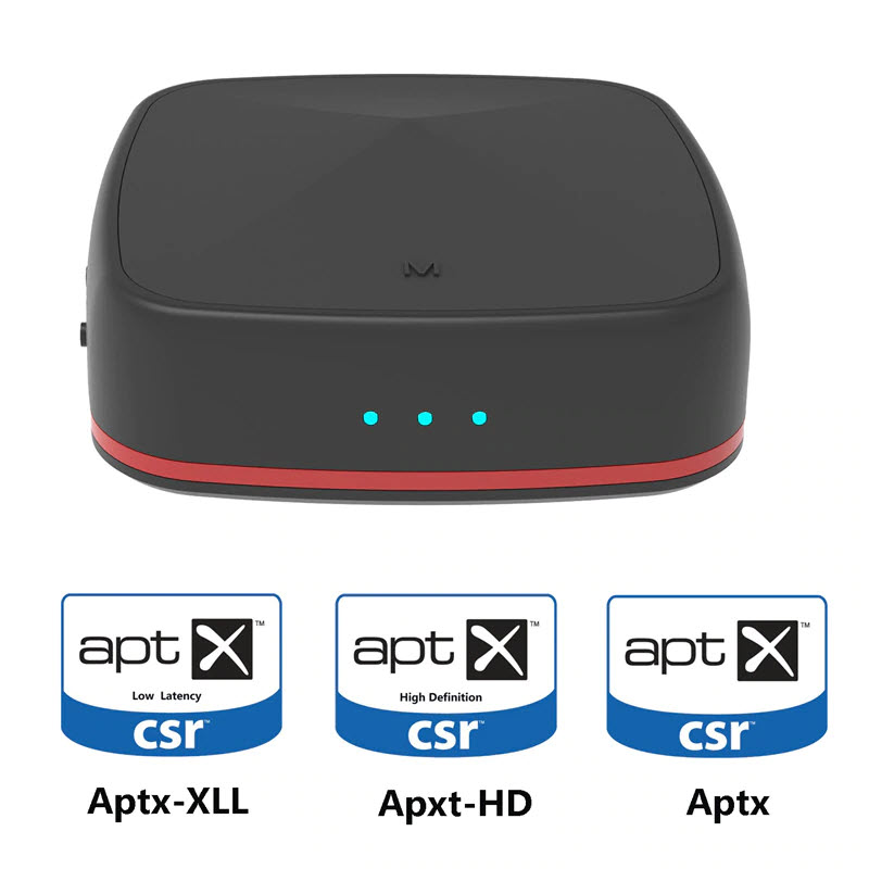 ROGTZ - Bộ Thu Phát Bluetooth 5.0 Chipset Csr8675 APTX HD/LL Chế độ chuyển đổi linh hoạt Kết nối thiết bị đa dạng Hỗ trợ SPDIF/TOSLINK 3 cổng kết nối 3.5mm RCA Optical Tự động kết nối  - Nâng Tầm Âm Thanh, Kết Nối Mọi Thiết Bị - Hàng Chính Hãng
