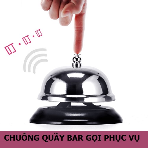 CHUÔNG BẤM ĐỂ BÀN LOẠI LỚN ( 10CM ) DÀNH CHO NHÀ HÀNG, QUÁN CAFE