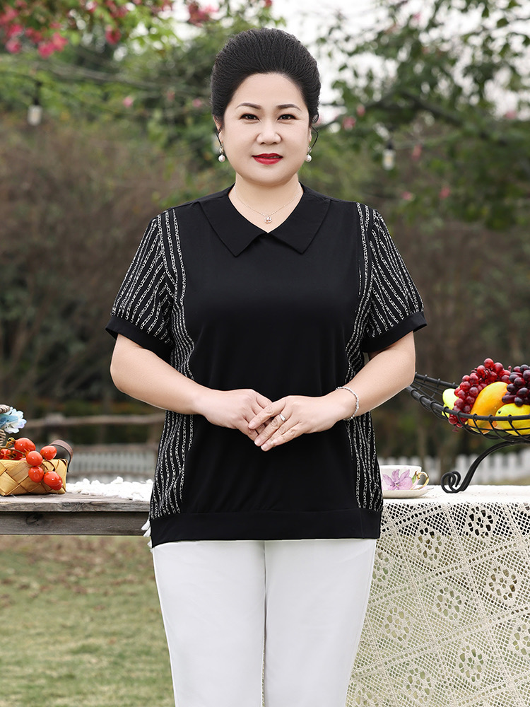 Áo Thun Nữ Béo Thiết Kế Phong Cách Phương Tây SM22 - Hàng Quảng Châu Cao Cấp