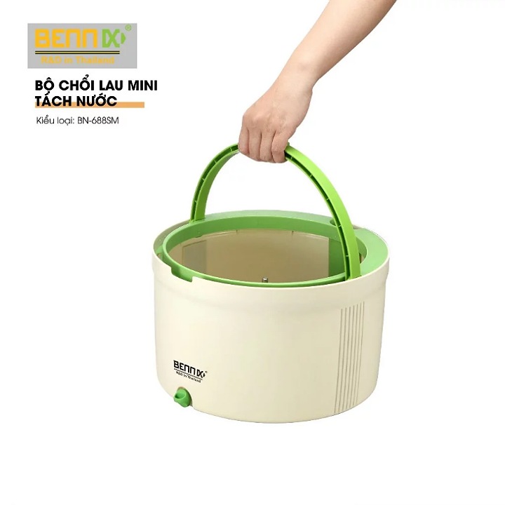 Bộ chổi lau nhà tách nước bẩn mini thông minh Bennix BN-688SM