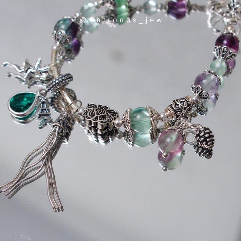 Vòng Tay Fluorite Hồ Điệp VTFHD22A Patronus