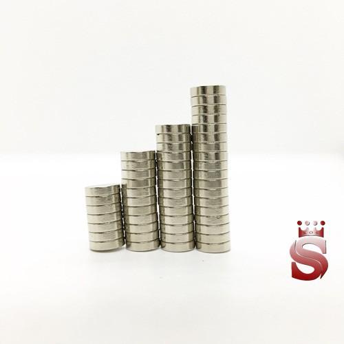 Nam châm viên tròn kích thước 8x2mm