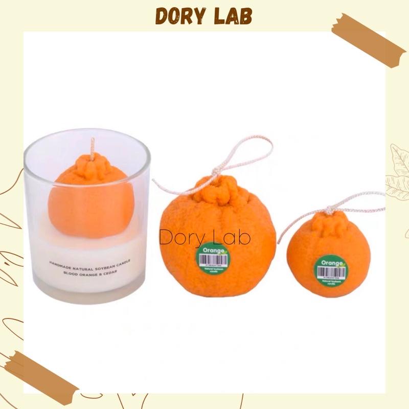 Nến Thơm Ly Trái Cam Độc Đáo, Quà Tặng Handmade - Dory Lab