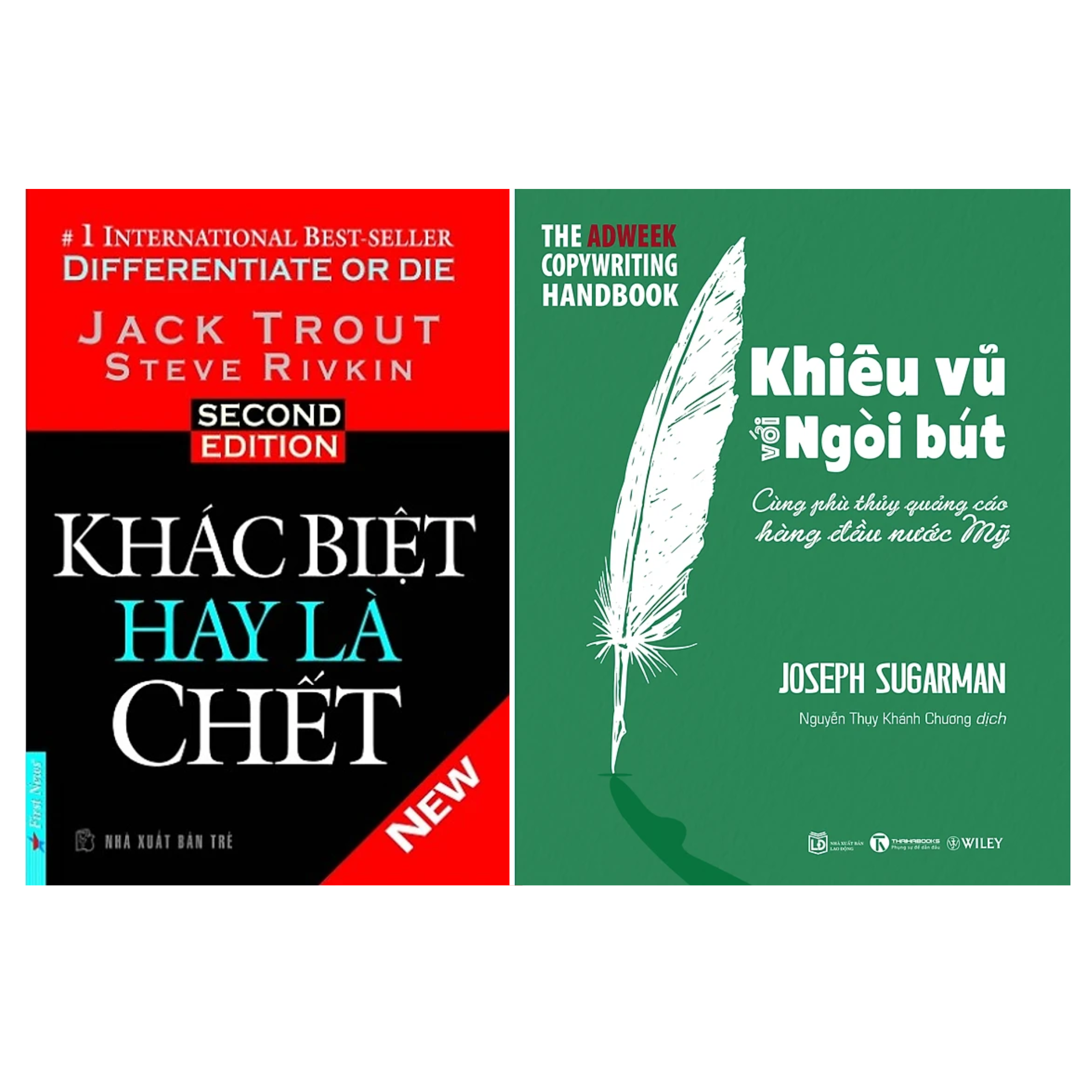 Combo Marketing - Bán Hàng: Khác Biệt Hay Là Chết + Khiêu Vũ Với Ngòi Bút (Bộ 2 cuốn - Tặng kèm bookmark Happy Life)