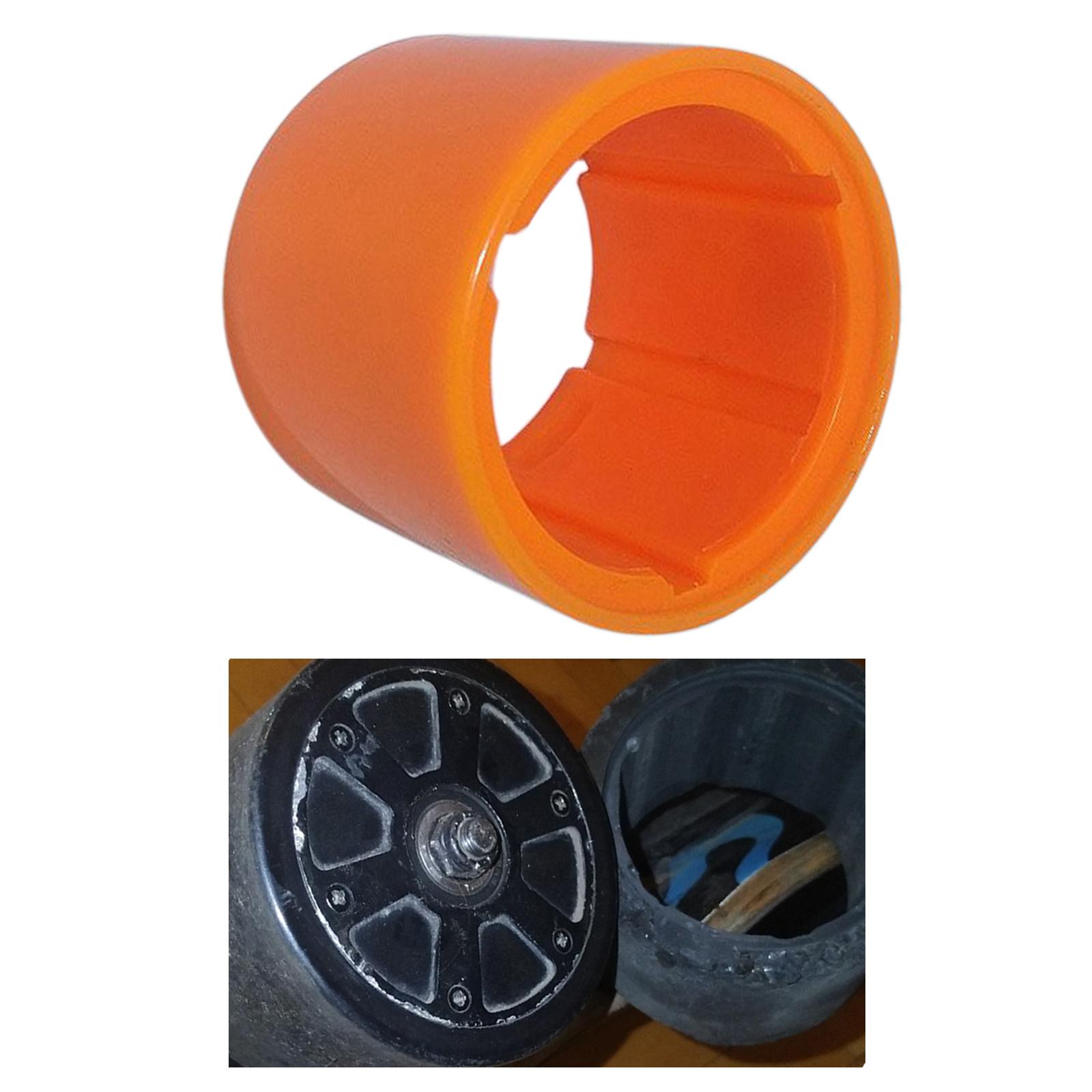 Electric Hub Motor Tire Cover Skateboard Wheel Hub Motor PU Tire Cover Removable and Replaceable Parts