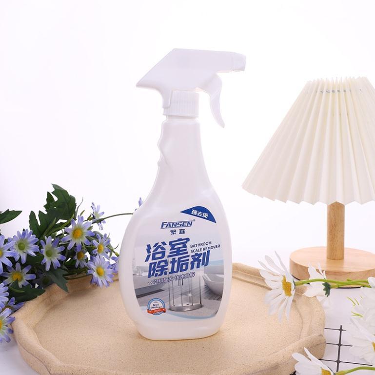Chai xịt tẩy cặn canxi trên bồn rửa sứ, vòi rửa inox, vách kính, gạch men nhà tắm siêu sạch chai 500ml