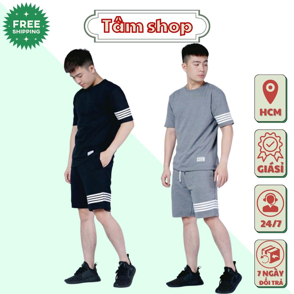 Đồ Bộ Thể Thao Nam Nữ 4 SỌC - Set Quần Áo bốn mùa đẹp cao cấp mặc nhà đi chơi thoải mái 07