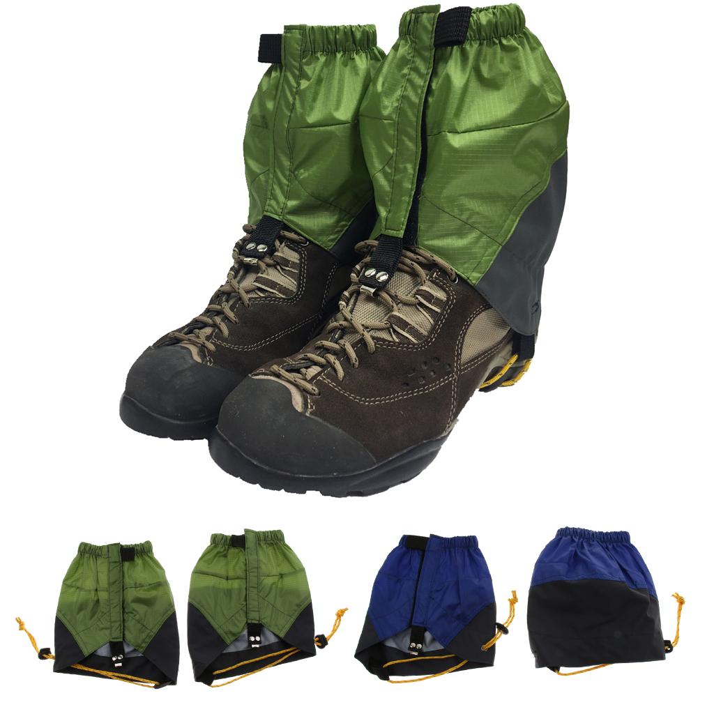 Outdoor Hiking Walking Climbing Hunting Snow Legging Leg Gaiters blue