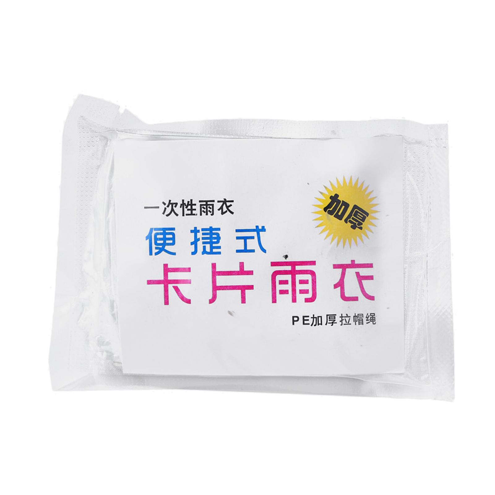 Portable Rain Poncho Rain Cover Breathable Travel Accessories Waterproof Rain Coat Emergency Raincoat for Climbing Camping