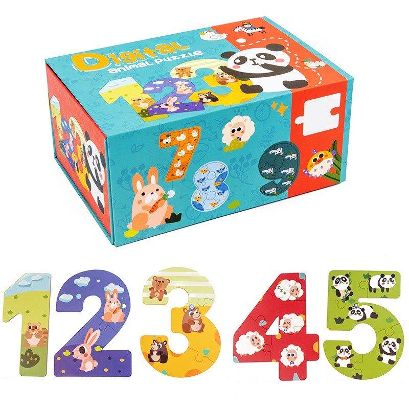 BỘ PUZZLE GHÉP HÌNH CHỮ CÁI TIẾNG ANH GHÉP HÌNH SỐ HỌC MẪU MỚI NHẤT! - Bộ Số &amp; Chữ