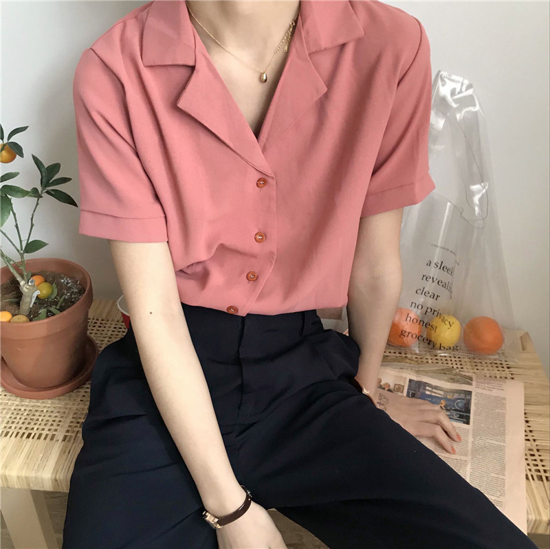 Áo sơ mi cổ bẻ thời trang AN88